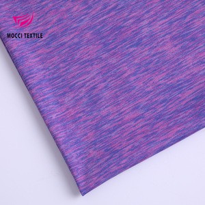 mocci Wholesale wicking polyester spandex single jersey fabric