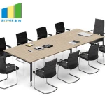 Modern Commercial Furniture MFC Melamine Wooden Office Conference Table for Boardroom