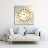 Modern design home decoration wall clock DIY gold diamond painting decorative wall clock for bedroom