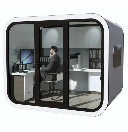 Buy Modern Design Steel Frame Capsule House Prefab Portable Tiny House ...