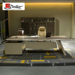 modern manager executive boss desk with drawers  luxury wooden office furniture l shaped corner executive office desk