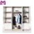 Import Modern Simple Wooden  Bedroom 4 doors Wardrobe Design from China