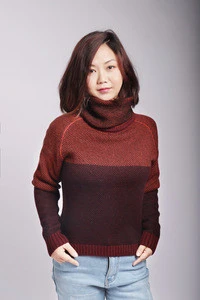 Modern slim cozy custom knit women sweater
