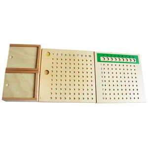Montessori Math Teaching AIDS Multiplication and Division Board for Children