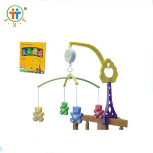 Most popular items plastic musical toy bed play mobile baby for sale