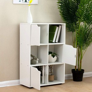 Multi Compartment Storage Unit Organiser Sideboard Cabinet Cube Unit with 3 Doors