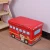 Import Multi-pattern Upholstered Chair Fabric Toy Storage Box Leather Childrens Storage Stool Folding Ottoman of Bedrooom from China