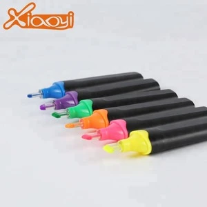 Multicolor highlighter for marking and  customization logo