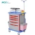 Import Multifunction ABS Plastic Hospital Anaesthesia Trolley Medical Medicine Drug Emergency Trolley MGE-T-014 from China
