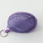 Multifunctional Mini Mesh Coin Holder Cable Organizer Lipstick Cosmetic Makeup Sponge Puff Zipper Mesh Net Bag Pouch