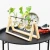 Import Multiple light bulb glass vases on wooden stand Office desk decoration Hydroponic plants flower vase from China