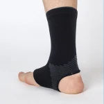 Myhealth 1 PCS elastic Black Nylon knitted ankle brace compression keep warm boots ankle support with cheap price