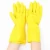 Import Nanyang household kitchen &amp; Dining room clean and wash yellow latex rubber thickened custom LOGO gloves from China