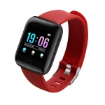New 1.3" colorful screen heart rate blood pressure monitor wristband fitness tracker watch smart bracelet A6S
