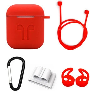 New 5in1 Protective Cover Case for Apple Airpod Case Accessories, For Airpod Earphones Case Factory Custom Make
