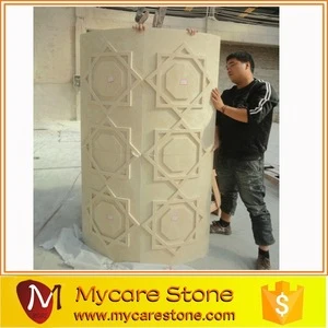 New arrival shaped stone relief,marble wall pattern
