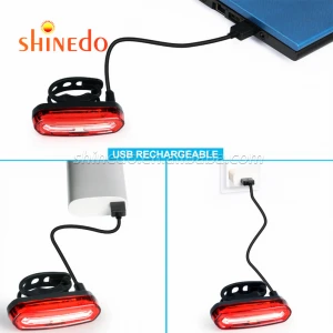 New  Bicycle Rear Light USB Rechargeable Cycling LED Tail Light Waterproof  Road Bike Tail Light Bicycle Accessories