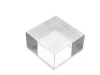 New Collection Plexiglass Silk Print White Round Customize Shop Box Acrylic Block