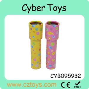 New colorful paper kaleidoscope promotional toy for OEM with kids and adults