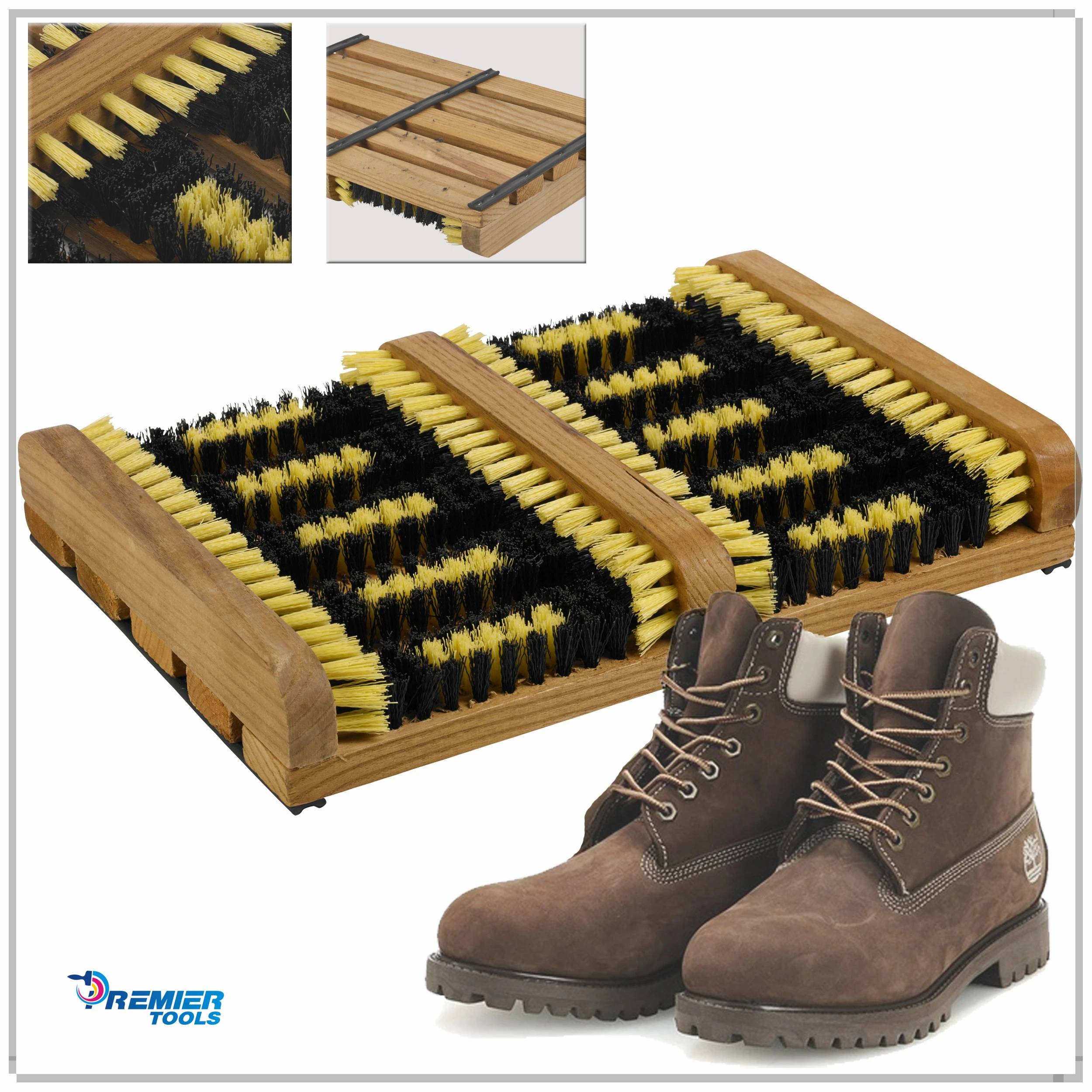 new design muddy shoe boot scraper cleaner mat  brush