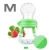 Import New Design Safe Baby Supplies Silicone Baby Feeding Pacifier Fruit from China