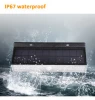 new design solar power multifunction 2 source outdoor wall light solar contour light IP67 waterproof