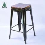 new design stackable modern metal bar chairs for sale