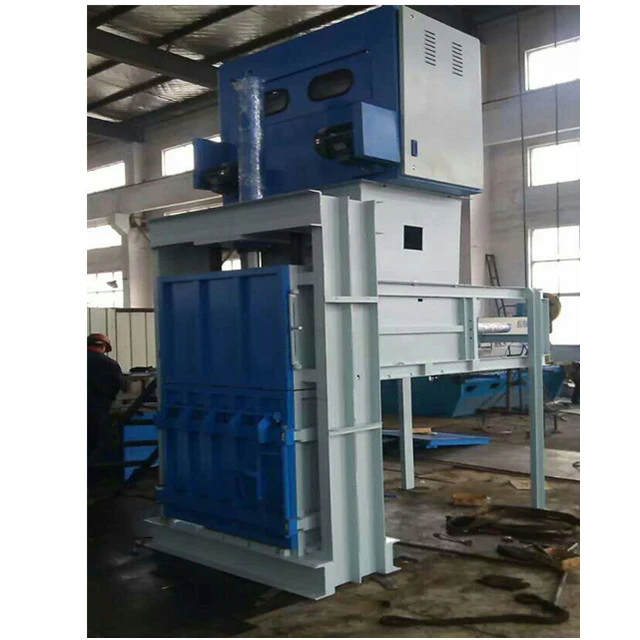 New designed vertical hydraulic bale pressing machine for packaging textile raw material