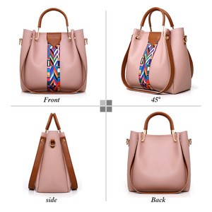 New Fashion 4pcs Sets Bags Solid Totes Designer Women Leather Lady handbags for young women