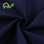 New fashion wholesale woven navy twill 100 organic cotton fabric for pants