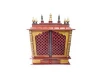 New Jharokha Style Handmade wooden Pooja Mandir with Gate
