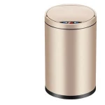 New Product Household Rose Golden Kitchen  Plastic Intelligent Sensor Trash Can