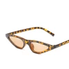 New Small Sunglasses Women Cat Eye Vintage Black Leopard Red Triangle Stylish Cat Eye Sun Glasses Female Gift UV400 Oculos