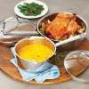 New Stainless Steel Coloured Ceramic Coatings Cookware Set of Pots & Pans Kitchen for Home Cooking