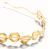 Import New style wave hair hoop elegant metal hairband for bridal hair accessories from China
