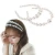 Import new vintage elegant women pearls headband sweet wedding hair accessories from China