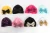 Import Newborn Baby Hat Cotton Bonnet Beanie Toddler Girls Hospital Shower Gift Caps with Sequin Bow M90923 from China