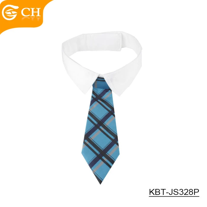 Newest Fashion Pet Accessories Custom Plaid Design Lovely Polyester Dog Bowtie Tie