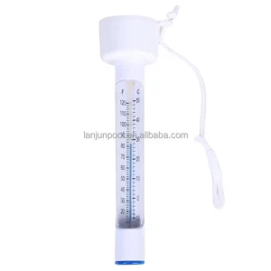 Nice Quality Floating Pool Thermometer  Accessories Large Pools Round White Thermometer Solar Bear Pool