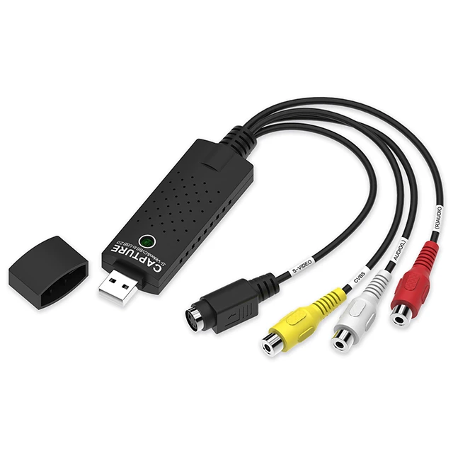 NO-DRIVER USB2.0 Video Capture Card grabber Supports PAL NTSC Video Format