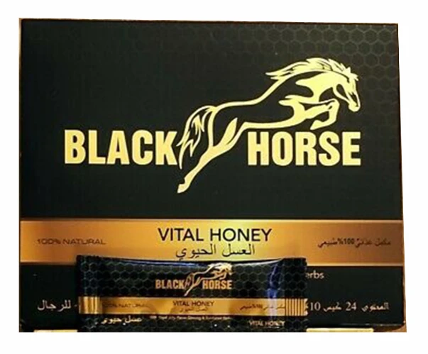 No Preservatives Improve Blood Circulation 100% Pure Honey 10g Per Sachet Black Horse Honey In Luxurious Box