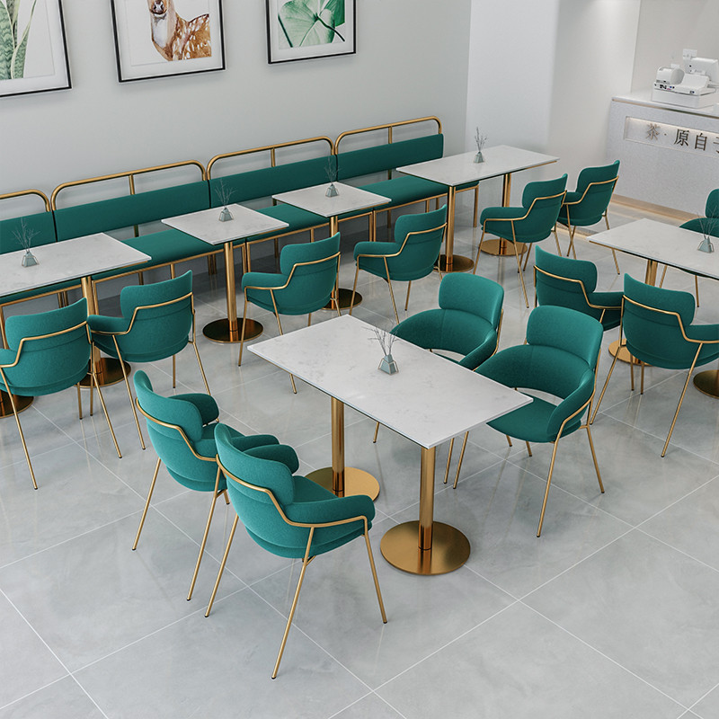 Buy Nordic Milk Tea Shop Table And Chair Combination Dessert Shop ...