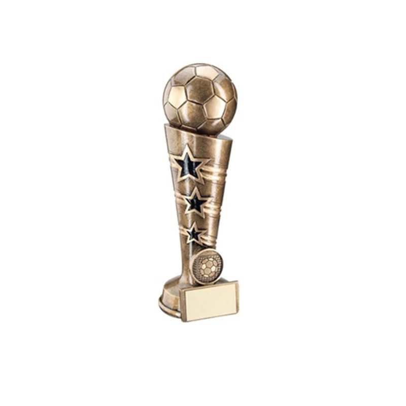 Novelty soccer shoe and ball awards trophy