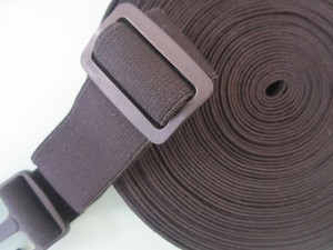 Nylon rubber elastic band with buckle for bag