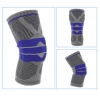 OEM 3D Knitting Technology High Elastic Soft Silica Gel Anti-collision nylon Knee support sleeve for sports safety