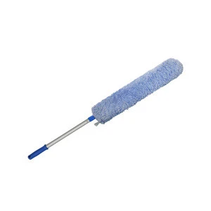 OEM Lightweight Microfiber Long Extendable Handle Curved Electrostatic Duster for cleaning