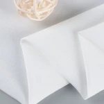 Organic White Voile Tulle Fabric Soft Chiffon Sheer Woven Curtain Material Factory Price Digital Printing Bedding Garment Use