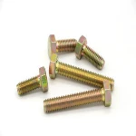 Original factory titanium flag hex bolt for bike/motor exhaust manifold stud
