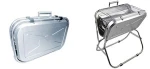 Outdoor camping picnic Rotisserie spit BBQ Grill smoker