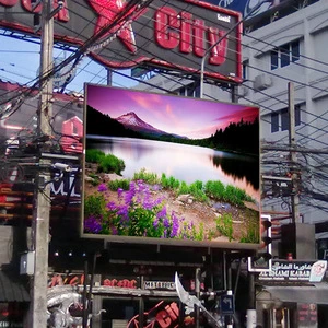 Outdoor fixed install high brightness led advertising screen